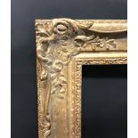 20th Century English School. A Gilt Composition Frame, with swept and pierced centres and corners,