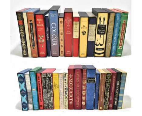 THE FOLIO SOCIETY, a collection of thirty four books to include, DUFFY (E), SAINTS AND SINNERS; HIBBERT (C), THE HOUSE OF BOR