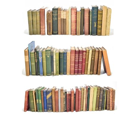 A large miscellany of mostly 19th century cloth bound poetical and other books, to include, MATHER (M), THE SIGN OF THE WOODE