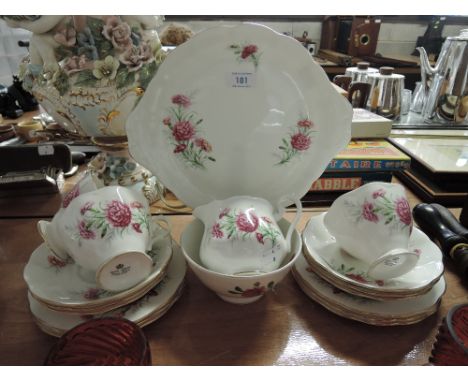 A selection of vintage cups and saucers by Royal Albert