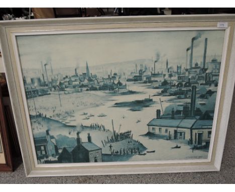 A selection of vintage prints on board after L.S Lowry 