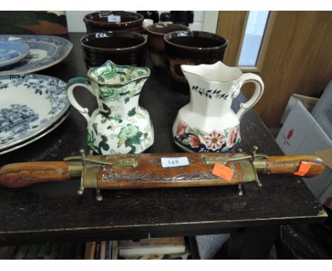 Two vintage ceramic jugs by Masons