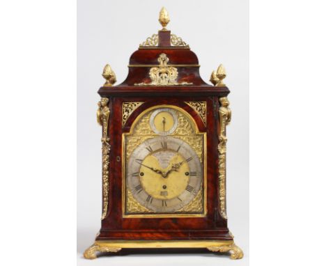 A SUPERB GEORGE III STRIKING BRACKET CLOCK by Eardley Norton, London, No. 994, Circa. 1785, with verge escapement striking on