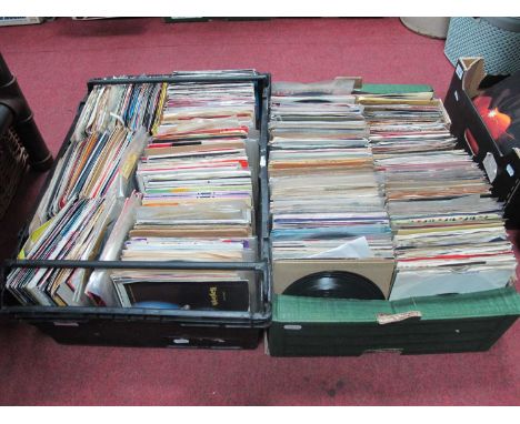 7" singles, many releases by Jody Watley, Berlin, Cliff Richard, Madonna etc. Two Boxes