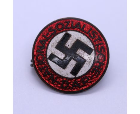 German enamel NSDAP members party badge 