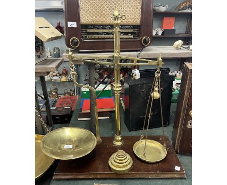 Avery brass beam scales 