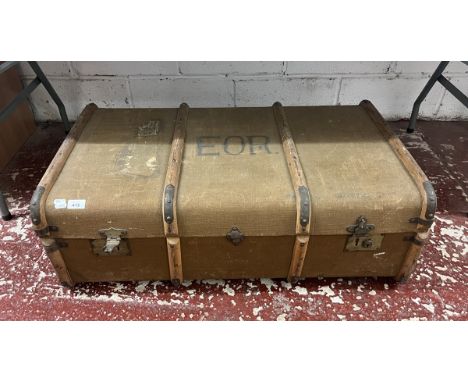 Antique trunk and contents 