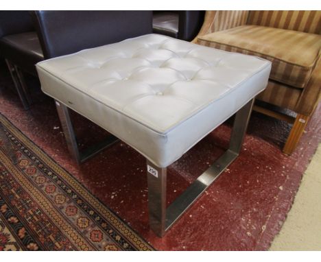 Chrome based stool