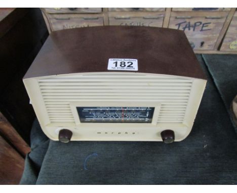 Vintage bakelite Murphy radio