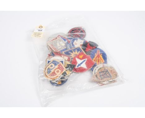 Approximately 48 US Army embroidered badges. GC £50-60 