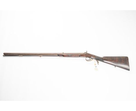 A 40 bore percussion sporting rifle, by Gasquoine &amp; Dyson (Manchester), 46" overall, slender octagonal twist barrel 30" w