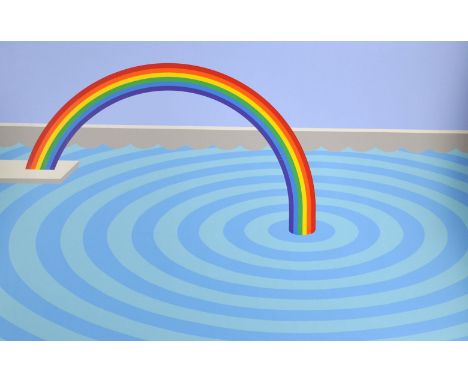 After Patrick Hughes (b.1939) British, 'A Splash of Colour', Lithograph, Signed in Pencil and numbered 177 of 200, Unframed, 