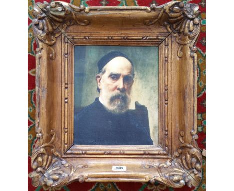 A.T.O. A COLOURED PORTRAIT of a gentleman, framed. 17.75" x 19.5".
