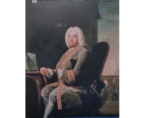A.T.O. A COLOURED PORTRAIT PRINT of a distinguished gentleman. U.F. 34.25" x 40.75".
