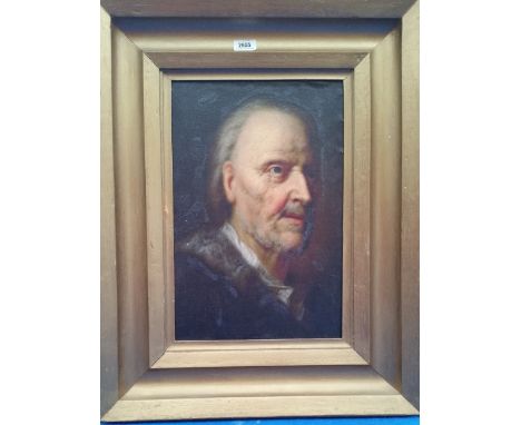 A.T.O. A COLOURED PORTRAIT PRINT of a man, framed. 21.25" x 27.25".