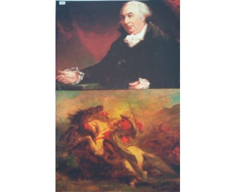 A.T.O. A COLOURED PORTRAIT PRINT of gentlemen U.F. 