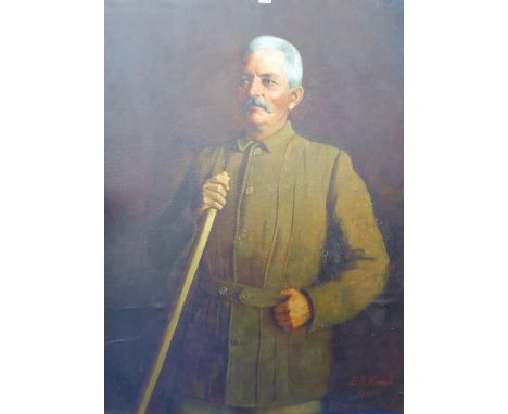 A.T.O. A LARGE COLOURED PRINT of a distinguished military gentleman, possibly Russian. U.F. 38.5" x 51.5".
