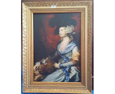 A.T.O. A COLOURED PORTRAIT of a lady. 24.5" x 32".