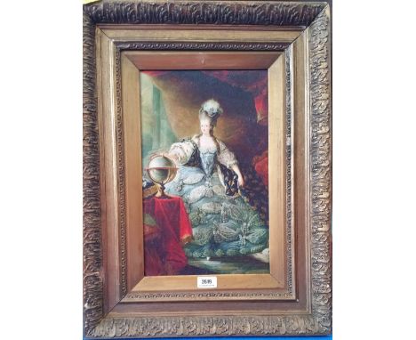 A.T.O. A COLOURED PORTRAIT of a lady, framed. 18.5" x 24".