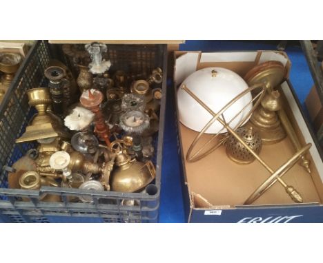 TWO BOXES OF VARIOUS LIGHTING.