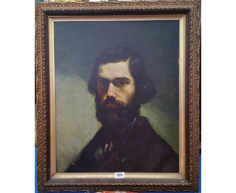 A.T.O. A COLOURED PORTRAIT PRINT of a distinguished gentleman, framed. 24" x 28".
