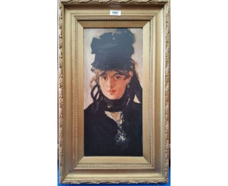 A.T.O. A COLOURED PORTRAIT of a lady, framed. 15.5" x 25.5".