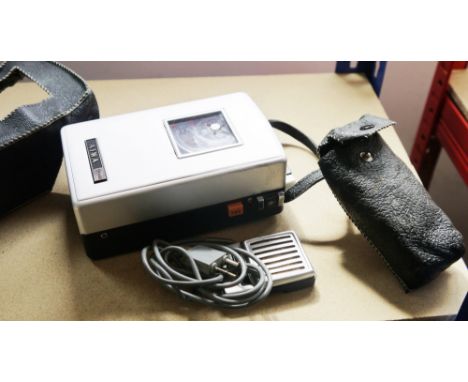 Vintage AIWA mini reel to reel personal tape recorder, model TP-60R with associated microphone&nbsp;