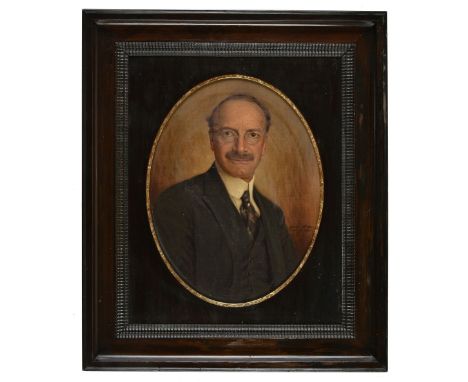 Nick (Oskar Alfred, active 1900-1920s). Portrait of Rudyard Kipling, Vienna, 1923, oil on canvas, head-and-shoulders portrait