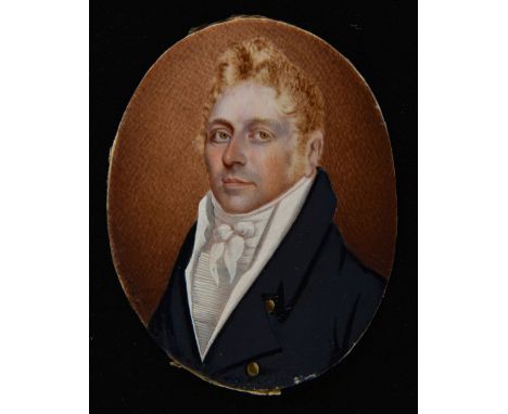 [Jane Austen]. Portrait Miniature of Francis William Digweed, by George Jackson (active 1810-1820s), 1811, watercolour, gouac
