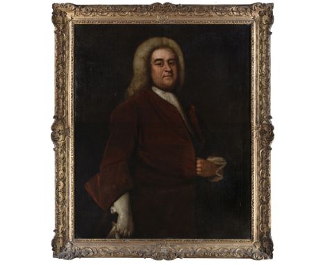 English School. Portrait of a Gentleman, thought to be Stephen Peloquin (or another member of the Peloquin family), circa 174