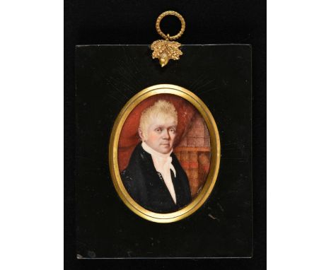 [Jane Austen]. Portrait miniature of James Digweed, by George Jackson (active 1810-20s), circa 1811, watercolour, gouache, an