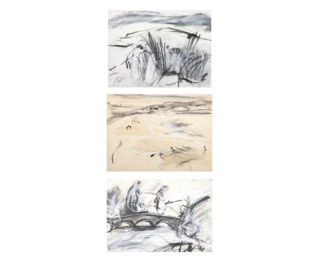 Dick GILBERT (1935-2008) Five works together with a sketch attributed to Alethea Garstin (1894-1978) The Bay from Hayle Towan