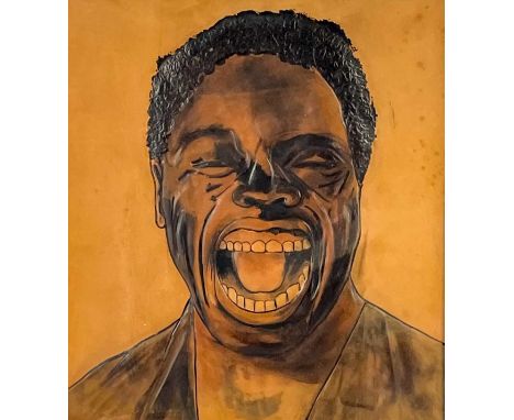 Gwendoline MOORE (XX) Leatherwork panel portrait Signed
Johannesburg framer's label to the verso
24.5cm x 21.5cm
Postage is a