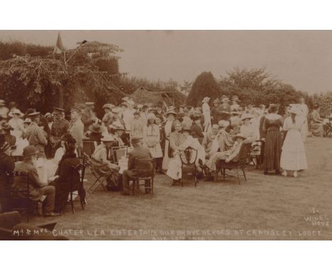 A collection of 25 postcards of parades, processions, performances and parties in the Brighton and Hove area, including photo