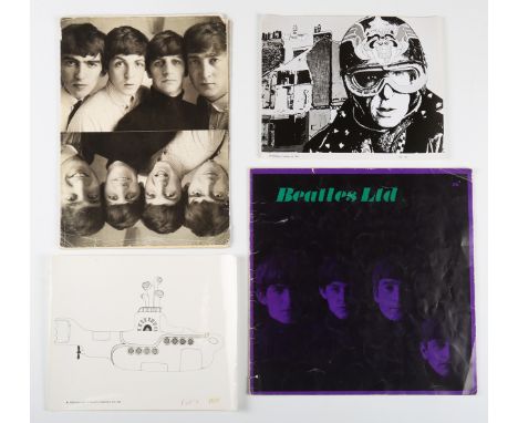 BEATLES. Two printed booklets of photographs of the Beatles, one titled 'Beatles Ltd' designed and photographed by Robert Fre