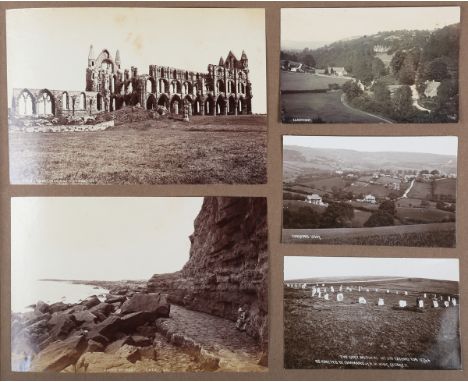 PHOTOGRAPHS. An album containing approximately 158 albumen-print photographs of British and Continental European views circa 