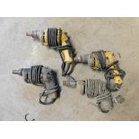 (4) Screw Guns, (2) Dewalt and (2) Black & Decker