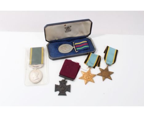 George VI Territorial Efficiency medal named to 899937. sigmn. P.Elvidge. R. sigs. (naming likely altered), together with an 