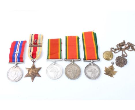 Second World War medals - comprising Africa Service medal, named to 236817 M. Gillman, together with another, named to F26732