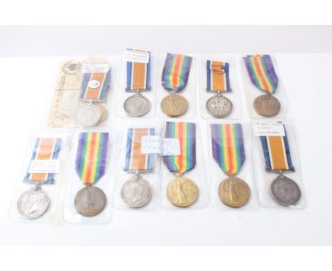 Six First World War pairs - comprising War and Victory medals, named to 201375 PTE. A. Dudley. E. Surr.R., 41051 A. CPL. F. H