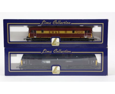 Two Lima Collection 00 gauge diesel locomotives, comprising 204757 EW&amp;S 73131 Burgundy &amp; Gold, and 204888A8 'Prince H