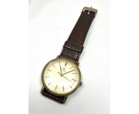 Vintage gents Omega wristwatch cal 601 the watch is ticking 