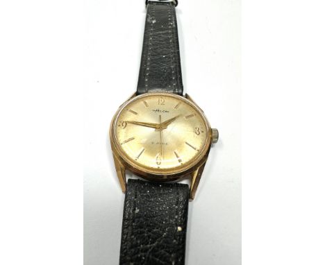 Vintage Gents Felca 21 jewel wristwatch the watch is ticking 