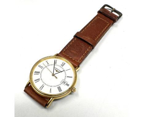 Vintage gents Longines wristwatch the watch is ticking 