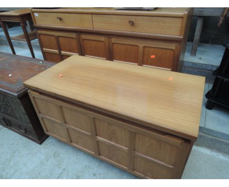 A vintage G plan/Nathan style entertainment sideboard and TV cabinet