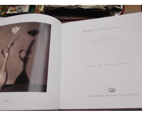 Vol. Mapplethorpe first edition entitled 'Pistils', a large vol. of his many photographs of flowers