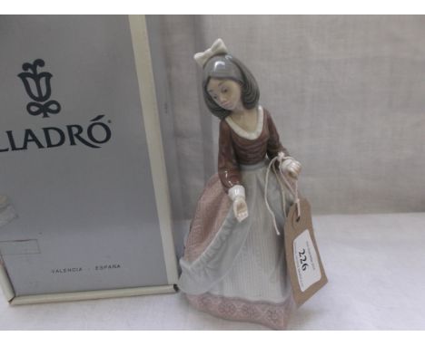 Lladro figure of a young girl in a ball gown (Number 5210)