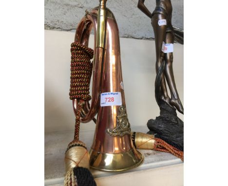 COPPER REGIMENTAL BUGLE        D5