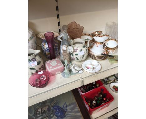 NAO FIGURES, VASES, TEWARE ETC.       D3