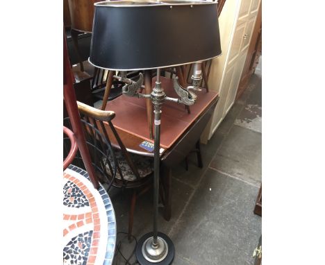 LAMP STANDARD WITH WINGED ORNAMENT